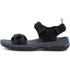 Skechers Men’s Tresmen-Garo Open Toe Water Sandal(Black Mesh Synthetic)