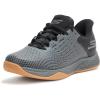 Skechers Men’s Viper Court Reload Hands Free Slip-ins Sneaker(Black/Charcoal)