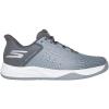Skechers Men’s Viper Court Reload Hands Free Slip-ins Sneaker(Gray/Charcoal)