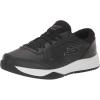 Skechers Men’s Viper Court Smash-Athletic Indoor Outdoor Pickleball Shoes | Relaxed Fit Sneakers(Black/White)
