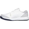 Skechers Men’s Viper Court Smash-Athletic Indoor Outdoor Pickleball Shoes | Relaxed Fit Sneakers(White/Grey)