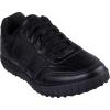 Skechers Men’s Work Elston 2.0 Sr Lace Up Food Service Shoe(Black)