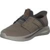 Skechers USA Men’s Slade-Ocon 210811 Knitted Bungee Lace Slip-Ins(Beige)