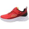 Skechers Unisex-Child Microspec Ii-Zovrix Sneaker(Red/Black)