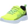 Skechers Unisex-Child Microspec Ii-Zovrix Sneaker(Yellow/Black)
