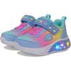 Skechers Unisex-Child My Dreamers-Pastel Sunset Sneaker(Light Blue/Multi)