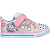 Skechers Unisex-Child Twinkle Toes Sparkle Lite-Unicorn Craze Sneaker(Light Pink/Multi)