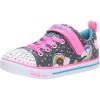 Skechers Unisex-Child Twinkle Toes Sparkle Lite-Unicorn Craze Sneaker(Navy/Multi)