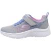 Skechers Unisex-child Microspec Plus – Swirl Sweet Sneaker(Gray/Multi)