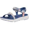 Skechers Women’s 600 Spikeless Golf Sandal(Blue/Multi Snake Print)
