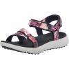 Skechers Women’s 600 Spikeless Golf Sandal(Navy/Multi Tropics)