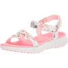 Skechers Women’s 600 Spikeless Golf Sandal(White/Multi Tropics)