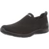 Skechers Women’s Arch Fit Refine Don’t Go Sneaker(Black Heathered Knit)
