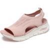 Skechers Women’s Arch Fit-City Catch Knit Slip-On Sandals(Blush)