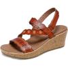 Skechers Women’s Beverlee-Cherished Aura Wedge Sandal(Luggage)