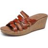Skechers Women’s Beverlee-New Resort Wedge Sandal(Luggage)
