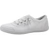 Skechers Women’s Bobs B Cute Sneaker – Memory Foam, Flexible Outsole, Lightweight Vegan Shoes(White/Silver)
