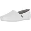 Skechers Women’s Bobs Plush-Peace & Love Ballet Flat(White)