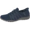 Skechers Women’s Breathe Easy-Roll with Me Sneaker(Navy)