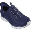 Skechers Women’s Brilliance-Night Shift Hands Free Slip-ins Sneaker(Navy)