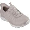 Skechers Women’s Brilliance-Night Shift Hands Free Slip-ins Sneaker(Taupe)