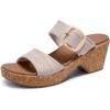 Skechers Women’s Brystol Wedge Sandal(Lightpink)
