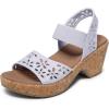 Skechers Women’s Brystol-Beach Bliss Wedge Sandal(Lavender)