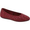 Skechers Women’s Cleo 2.0 Glitzy Daze Flats(Red)