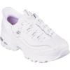 Skechers Women’s D’Lites New Scene Hands Free Slip-Ins Sneaker(White/Silver)