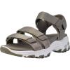 Skechers Women’s D’lites – Fresh Catch Wedge Sandals(Taupe)
