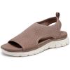 Skechers Women’s Flex Appeal 4.0-Livin’ in This Sport Sandal(Mocha)