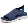 Skechers Women’s Flex Appeal 4.0-Livin’ in This Sport Sandal(Navy)