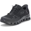 Skechers Women’s Glde Step Pro Sr Edrura Hands Freee Bungee Health Care Professional Shoe(Black)