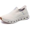 Skechers Women’s Glide Step Pro Everyday Citiz Hands Free Slip Ins Sneaker(Natural)