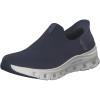 Skechers Women’s Glide Step Pro Everyday Citiz Hands Free Slip Ins Sneaker(Navy Knit Blue Trim)