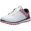 Skechers Women’s Go Pivot Spikeless Golf Shoe Sneaker(White/Navy/Red)