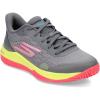 Skechers Women’s Go Train Arch Fit Viper Court Pro-Pickleball Sneaker(Grey/Pink 2)