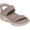 Skechers Women’s Go Walk Arch Fit 2.0 Hands Free Slip-ins Sandal-Sasha Fisherman(Taupe)