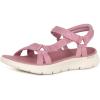 Skechers Women’s Go Walk Flex Sandal-Sublime Sport(Mauve Textile)