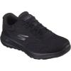 Skechers Women’s Go Walk Joy Upturn Sneaker(Adie – Black/Black)