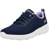 Skechers Women’s Go Walk Joy Upturn Sneaker(Navy/Lavender)