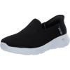 Skechers Women’s Go Walk Joy Vela Hands Free Slip-ins Sneaker(Black/White)
