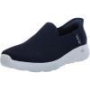 Skechers Women’s Go Walk Joy Vela Hands Free Slip-ins Sneaker(Navy/White)
