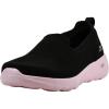 Skechers Women’s Go Walk Joy-Sensational Day Sneaker(Black/Pink)