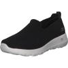 Skechers Women’s Go Walk Joy-Sensational Day Sneaker(Black/White)