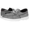 Skechers Women’s Go Walk Lite Textile Boat Shoe(Lite Isla Black White)