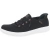 Skechers Women’s Hands Free Slip-Ins Skip Cute – B Cute Sweet Sneaker(Black/White)
