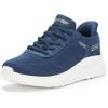 Skechers Women’s Hands Free Slip-ins Bobs Squad Chaos-Current Muse Sneaker(Navy)