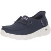 Skechers Women’s Hands Free Slip-ins Go Walk Joy Moc Toe Casual Shoe Sneaker(Navy/Lavender)