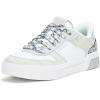 Skechers Women’s Jade-Radiant Roar Hands Free Slip-ins Sneaker(White/Silver)